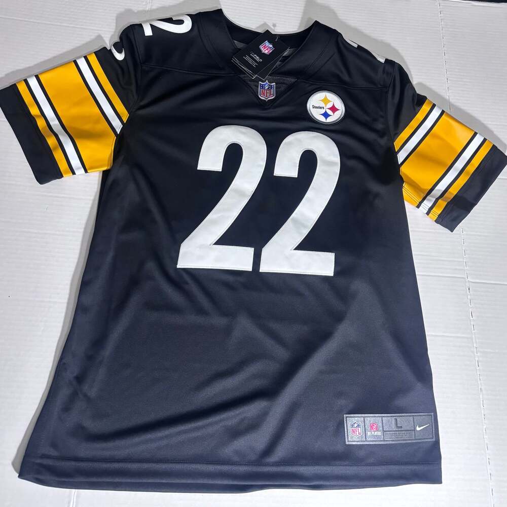 NAJEE HARRIS PITTSBURGH STEELERS #22 BLACK NIKE LIMITED JERSEY FANATICS